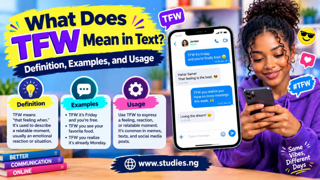 What Does TFW Mean in Text? Definition, Examples, and Usage